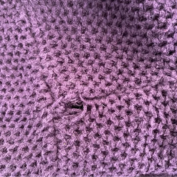 American Eagle Outfitters Deep Purple Cardigan - Picture 9 of 9